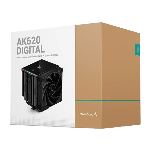 DeepCool AK620 DIGITAL Performance CPU Cooler with Status Display